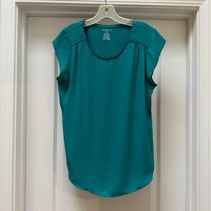 Van Heusen mixed material blouse